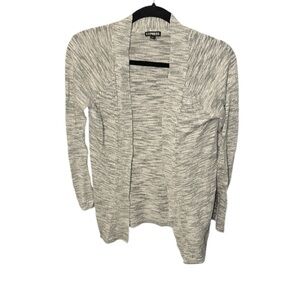 Express Gray Cardigan Sweater size small